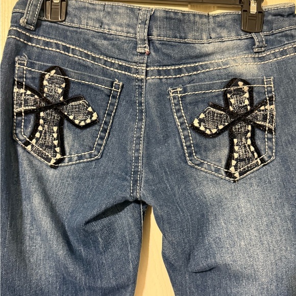 Look Alike Jeans Size 9 Bootcut medium wash - Picture 4 of 7